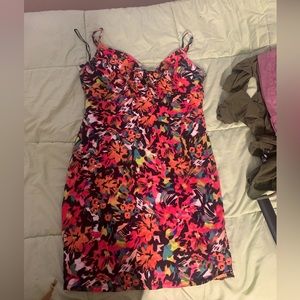 GUESS floral mini dress